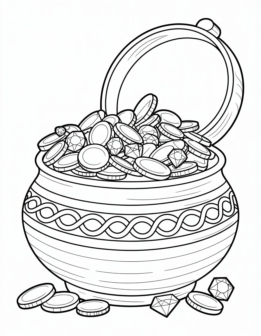Overflowing Treasure Pot